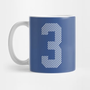 Iconic Number 3 Mug